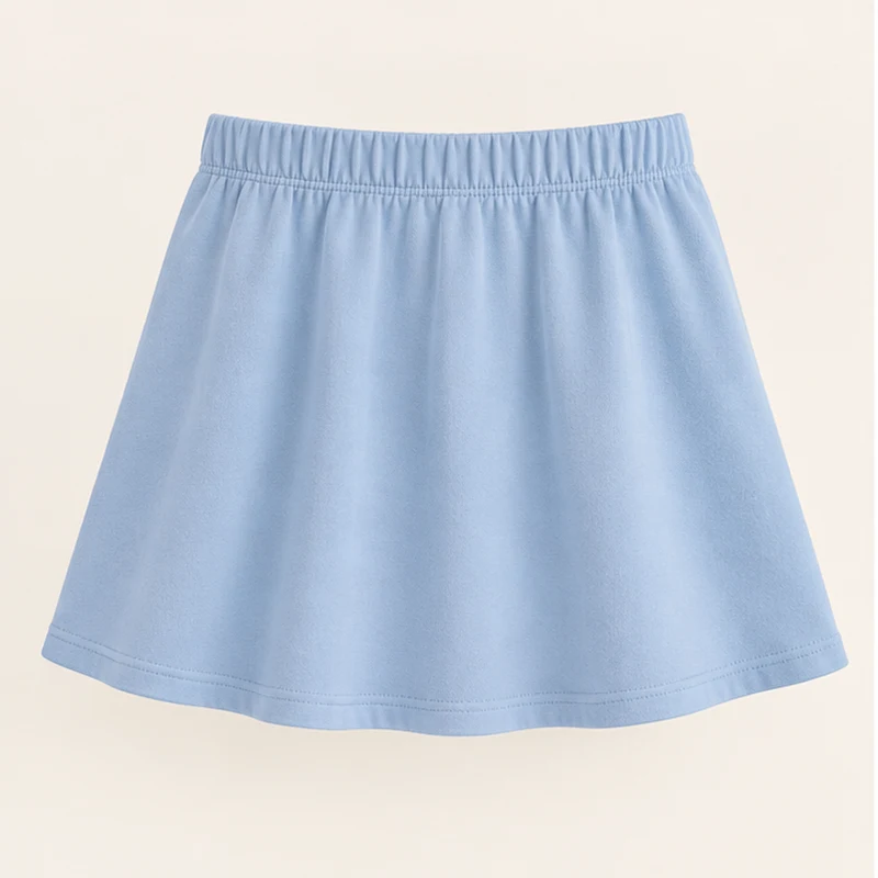 Cloud blue Cloudline A-Line Mini Skirt, front view